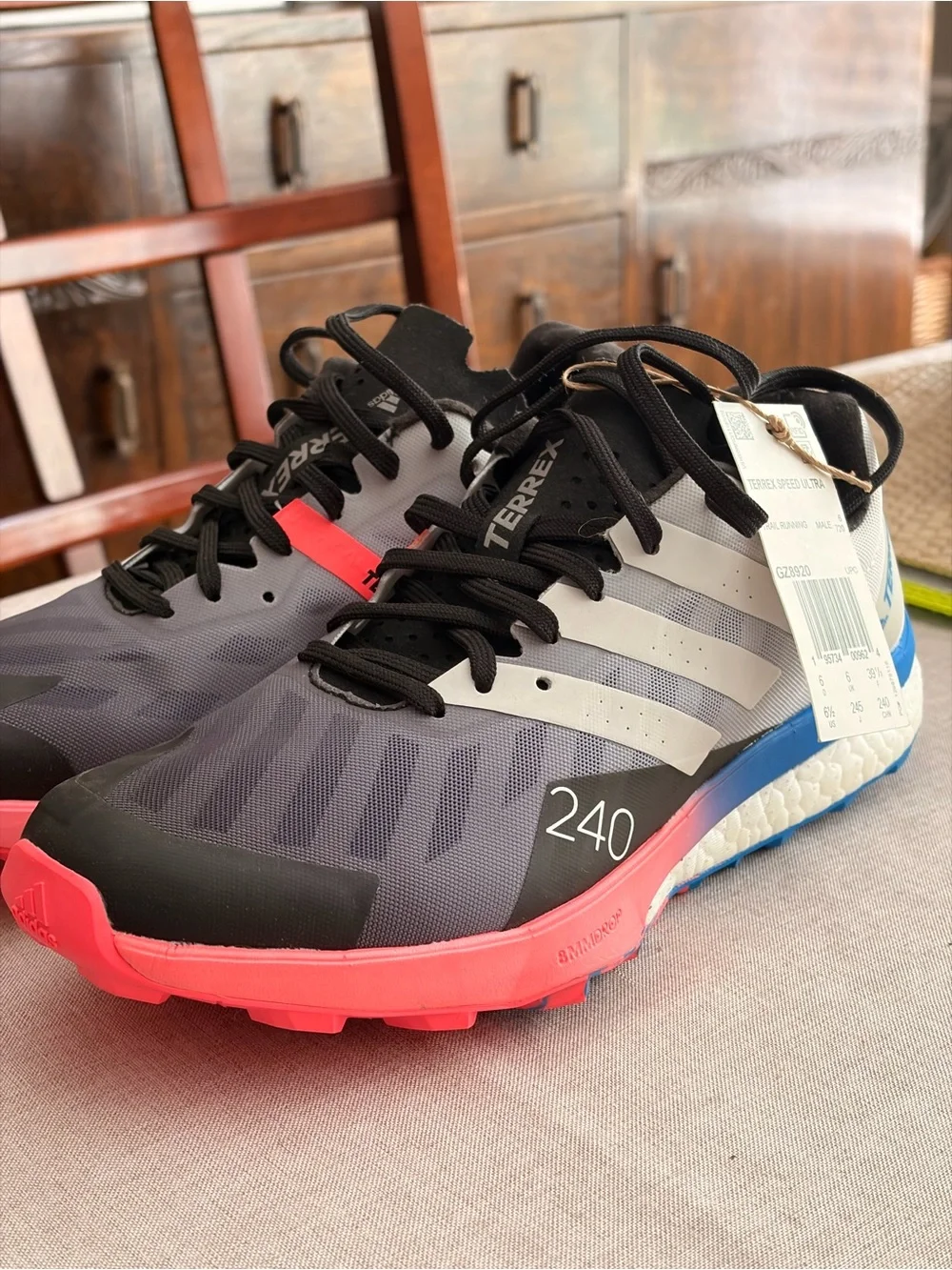 adidas Terrex Speed Ultra Men’s Trail Shoes - Black & Pink